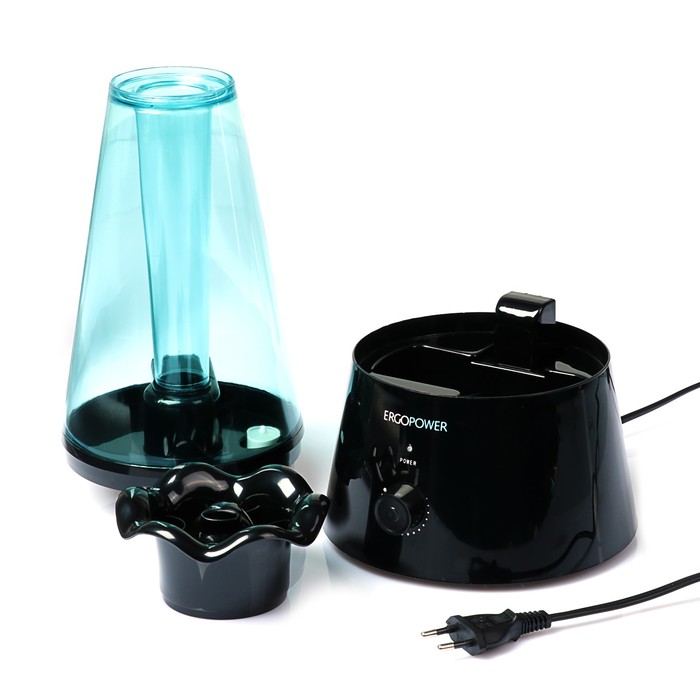 Увлажнитель ErgoPower ER-603, ультразвуковой, 20 Вт, 1.8 л, черный