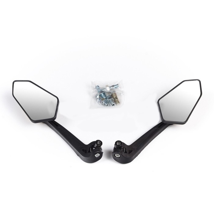 Зеркало ZX-2676-2, d=10 мм, чёрное