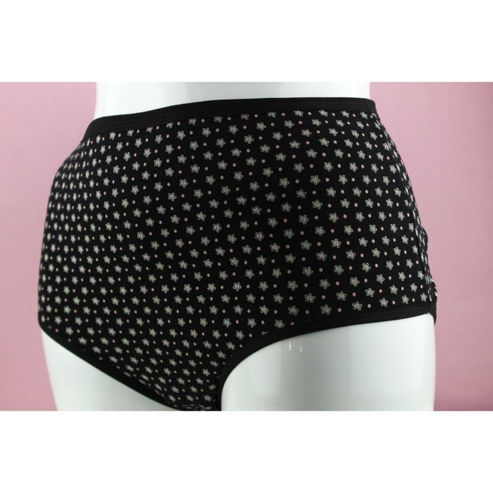 Трусы женские слипы, цвет чёрный, размер 52-54 (4XL)
