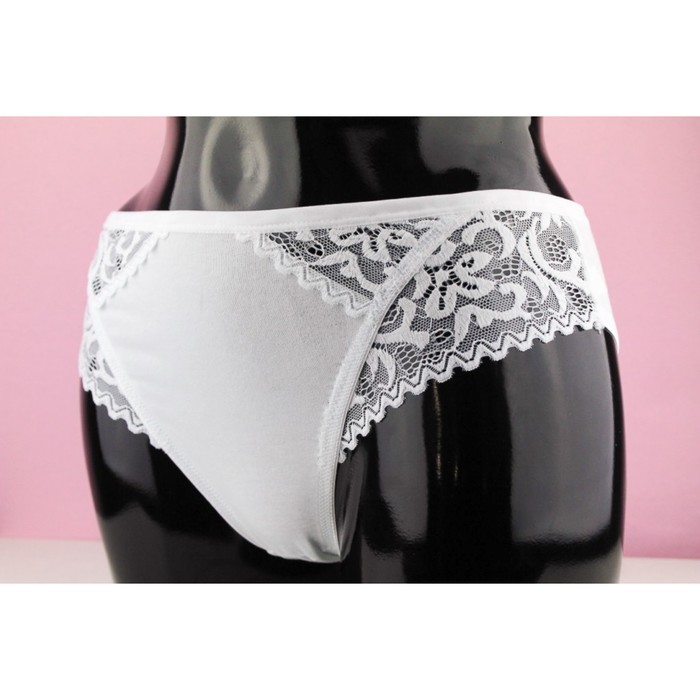 Трусы женские слипы, цвет белый, размер 48-50 (L)