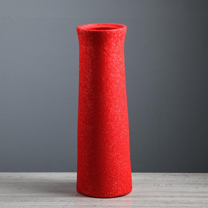 Ваза "Элита" шёлк красная