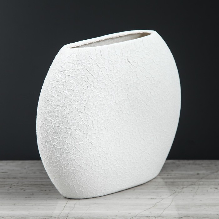 Ваза "Классика" шёлк белая