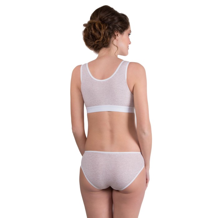 Топ универсальный, бежевый меланж, размер 80-D