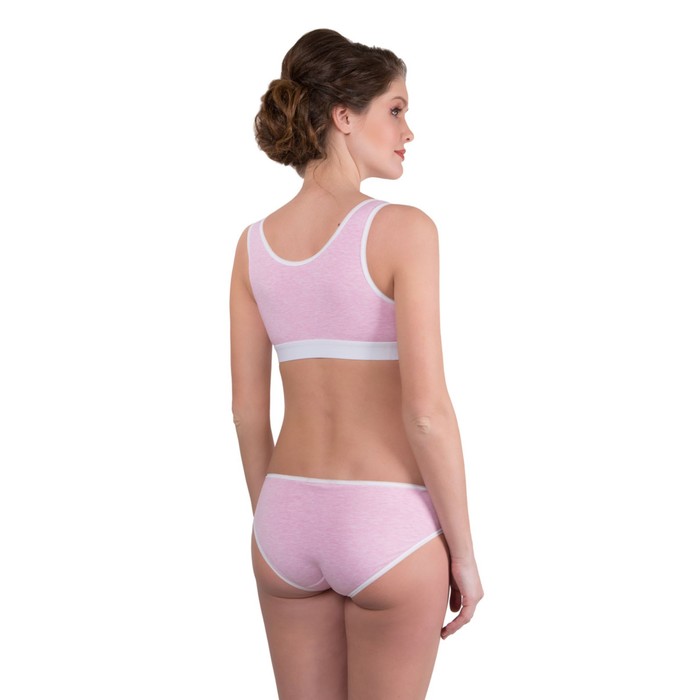 Топ универсальный, розовый меланж, размер 75-C