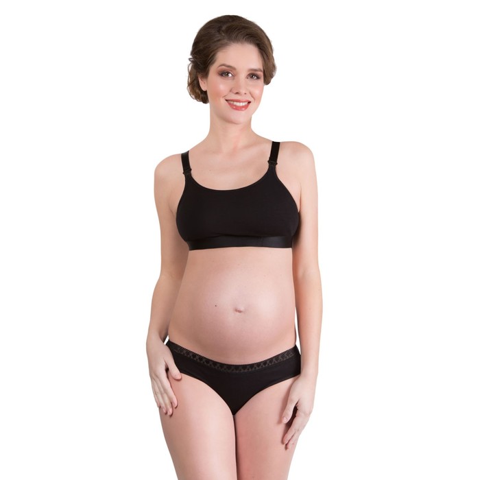 Топ послеродовый, чёрный, размер 44