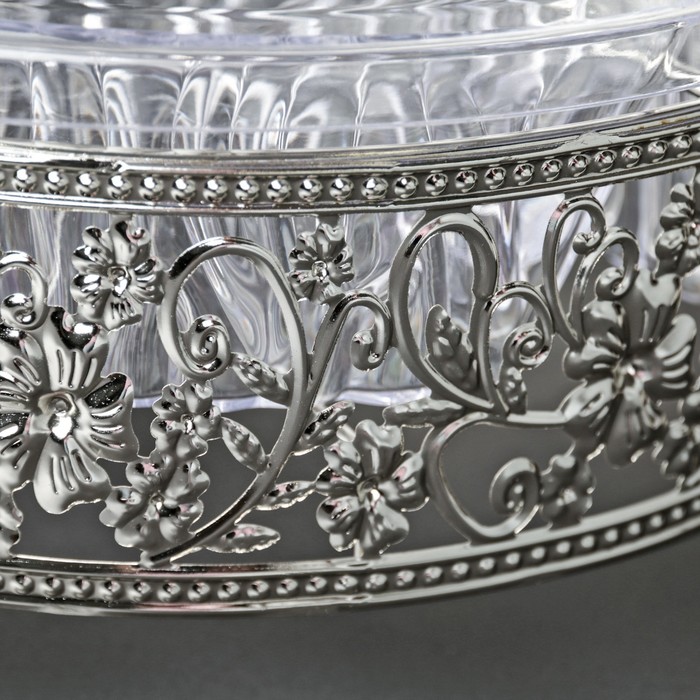 Набор салатников "Богема", на подносе, с крышкой