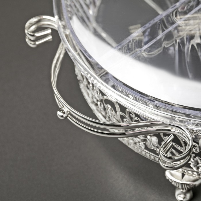 Набор салатников "Богема", на подносе, с крышкой