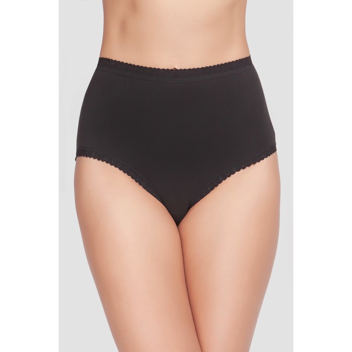 Трусы женские слипы DM1014 цвет чёрный (black), р-р 48 (L)