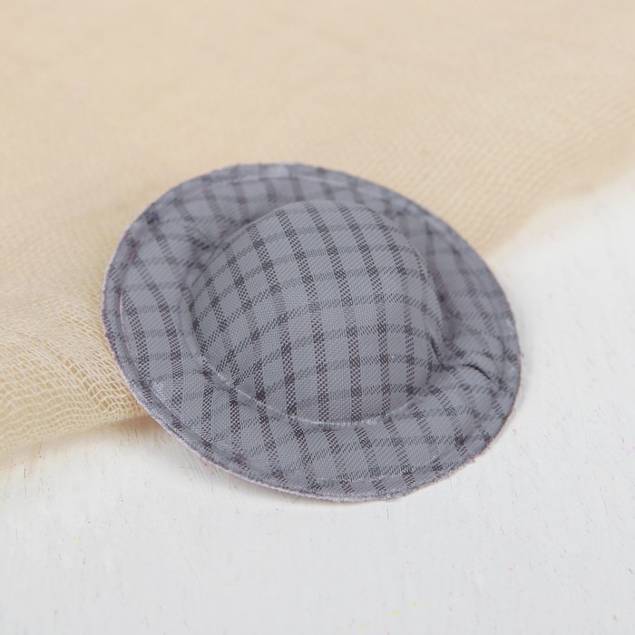 Шляпа для кукол, набор 10 шт, цвет серый