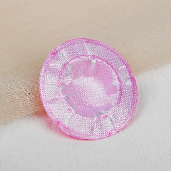 Шляпа для кукол, набор 10 шт, цвет розовый