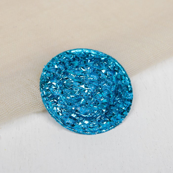 Шляпа для кукол, набор 10 шт, цвет голубые пайетки