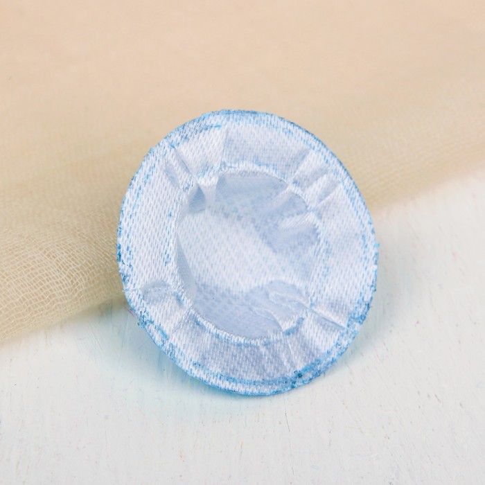 Шляпа для кукол, набор 10 шт, цвет голубые пайетки