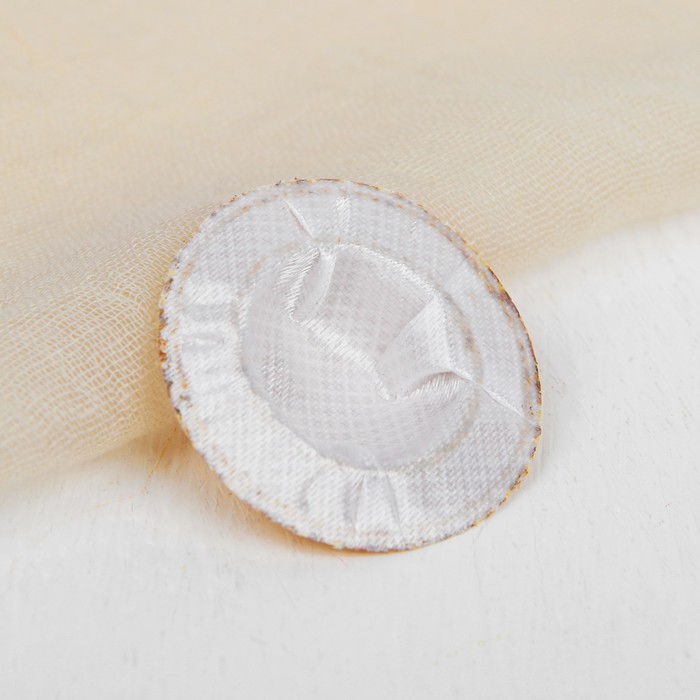 Шляпа для кукол, набор 10 шт, цвет золотистые пайетки