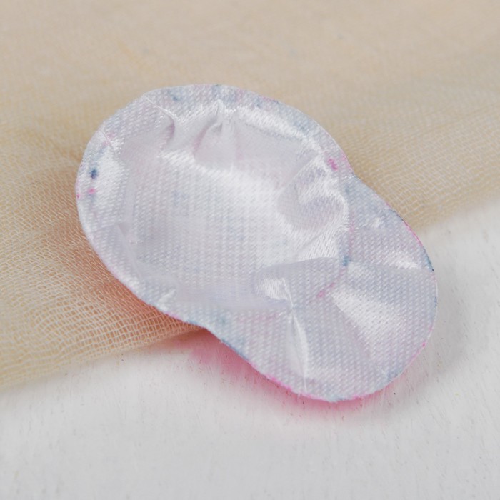 Кепка для кукол "Цветочки", цвет розовый