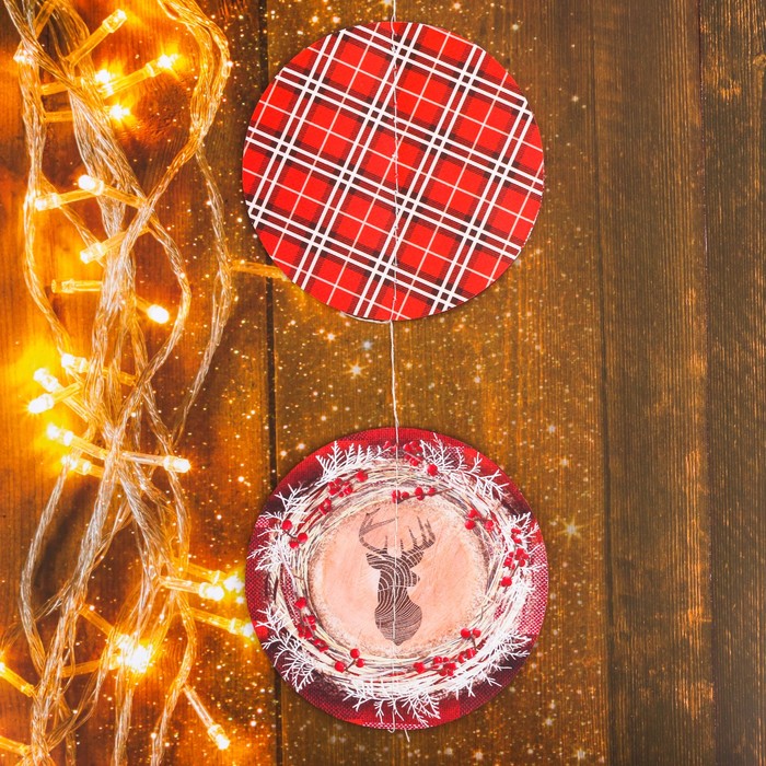 Вертикальная гирлянда "Счастья в Новом Году!"