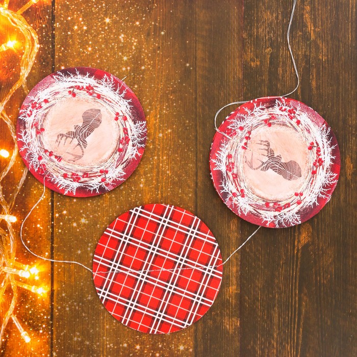 Вертикальная гирлянда "Счастья в Новом Году!"