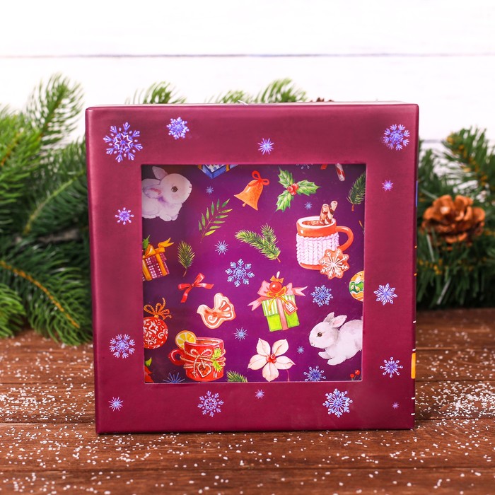 Светильник ночник "Зима принесёт счастье"