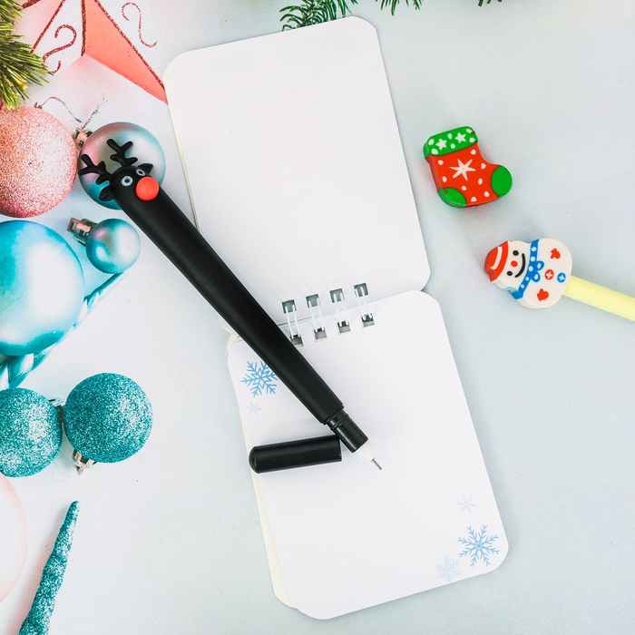 Набор подарочный "Волшебный моменты": ручка, 2 ластика, блокнот