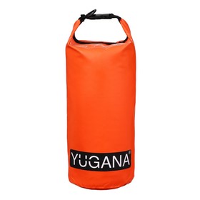 Гермомешок YUGANA, ПВХ, водонепроницаемый 10 литров, один ремень, оранжевый