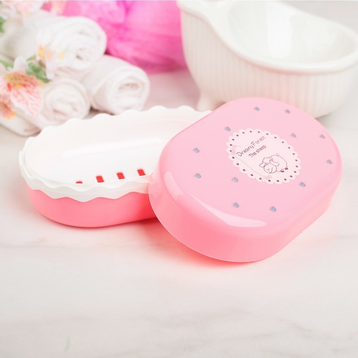 Мыльница 12х8х5 см "Ферма", цвета МИКС