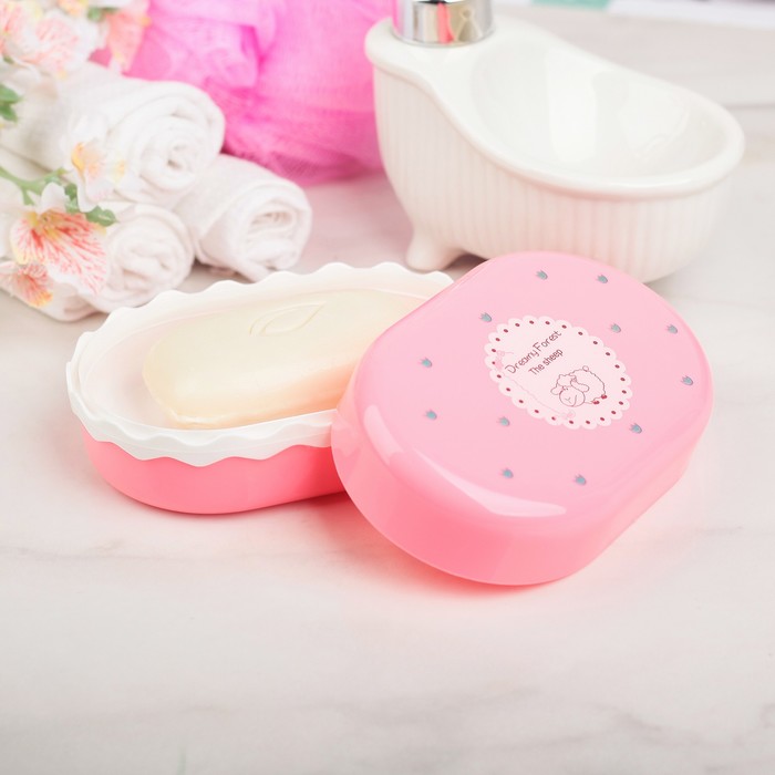 Мыльница 12х8х5 см "Ферма", цвета МИКС