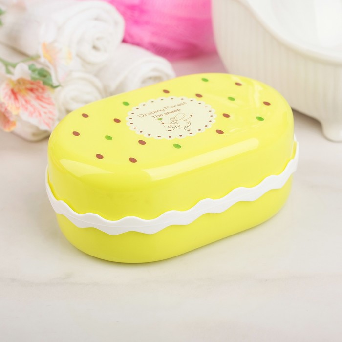 Мыльница 12х8х5 см "Ферма", цвета МИКС