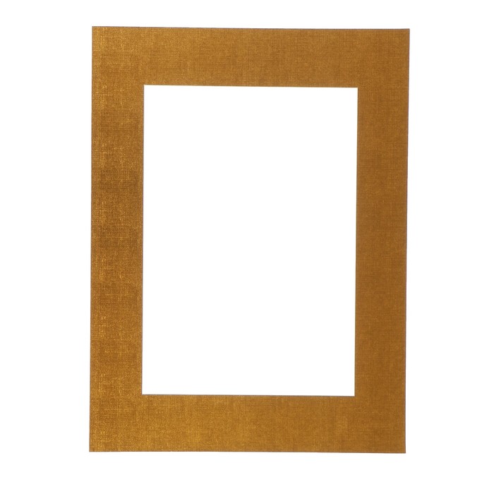 Паспарту для фото 7015 30х40 см золотой