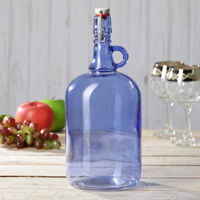 Бутылка 2 л "Венеция", цвет синий