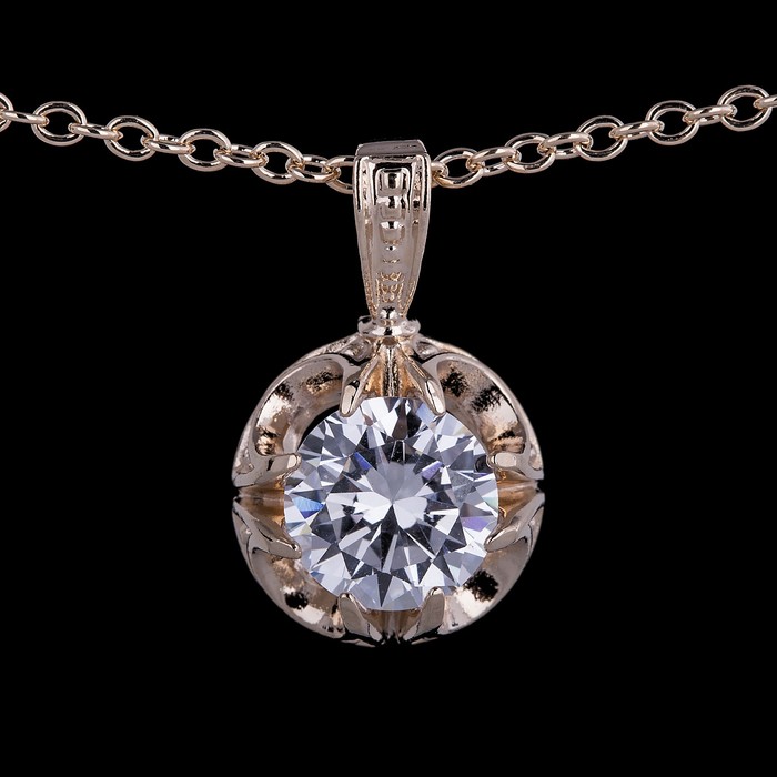 Кулон «Вейча», цвет белый в золоте