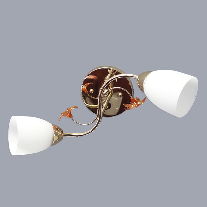 Люстра "Белла" 2х40W E27 золото d48 см.