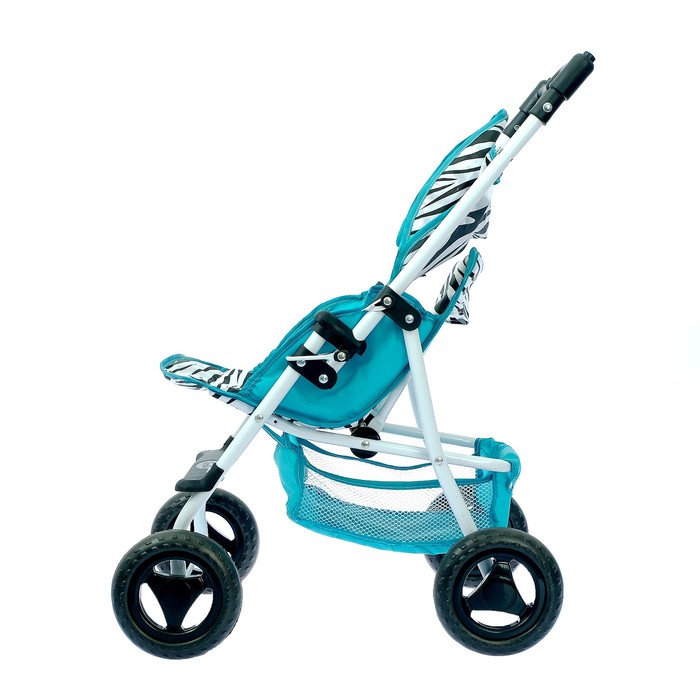 Коляска для кукол «Зебра» универсальная, металлический каркас