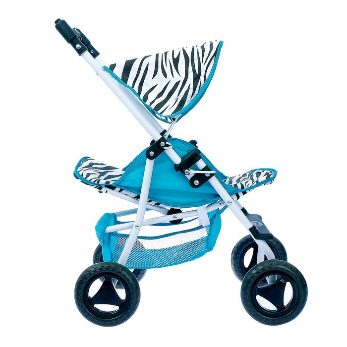 Коляска для кукол «Зебра» универсальная, металлический каркас