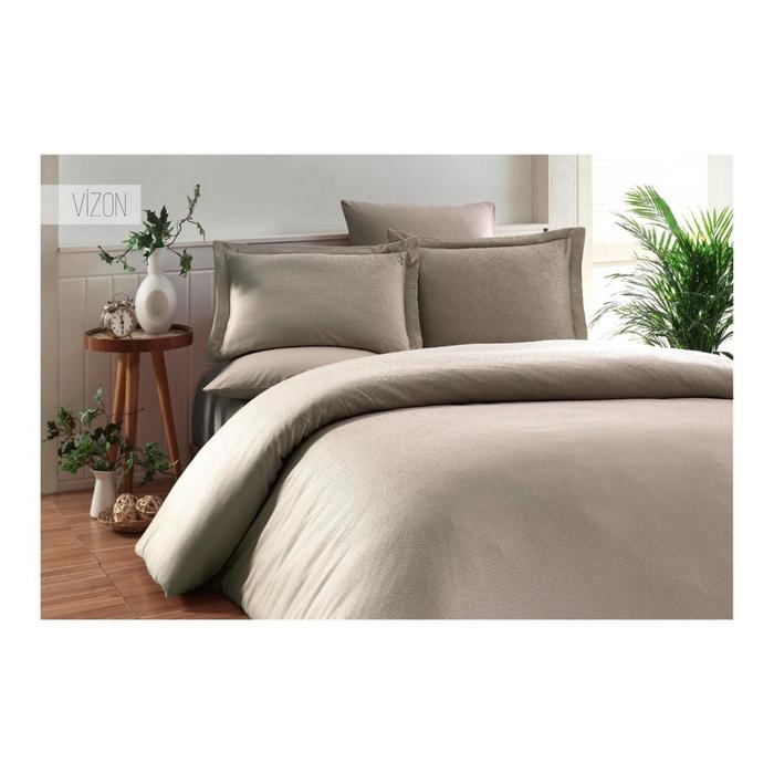 КПБ Ruya евро, 240х260 см, 200х220 см, 50х70 см-4 шт., визон, бамбук