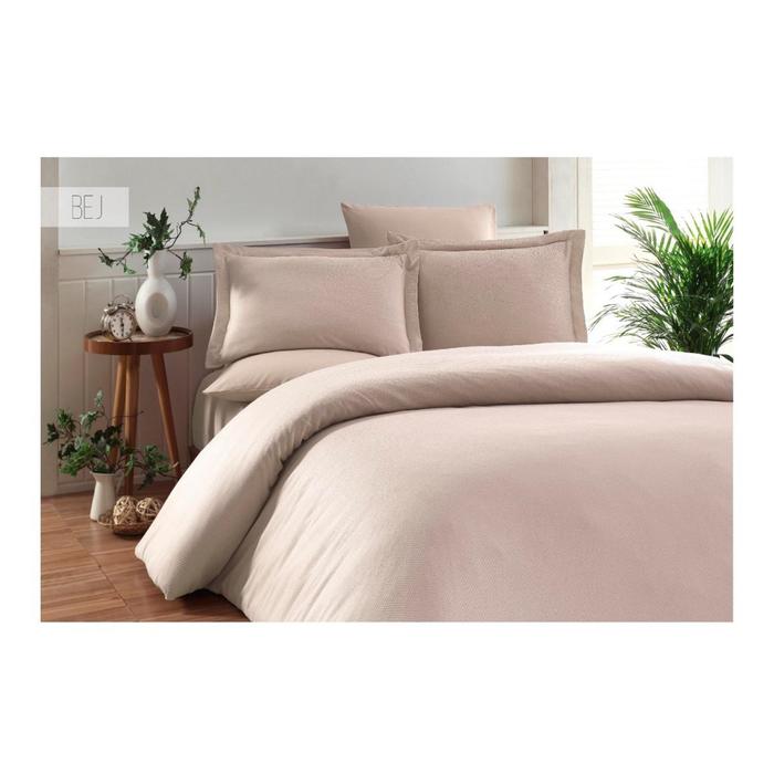 КПБ Ruya евро, 240х260 см, 200х220 см, 50х70 см-4 шт., бежевый, бамбук