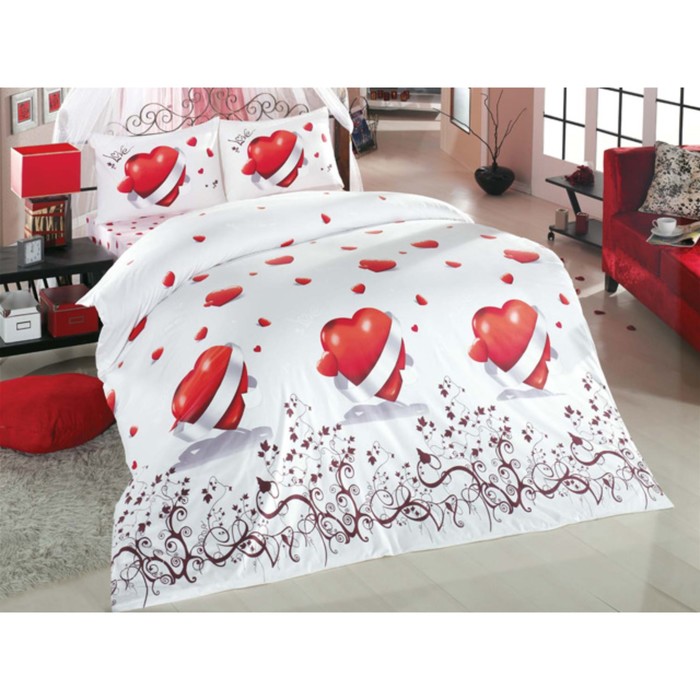 КПБ Tiamo 1,5 сп, 160х240 см, 160х220 см, 50х70 см-1 шт., ранфорс