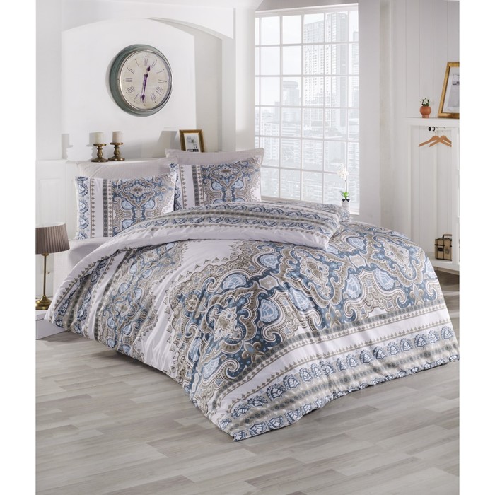 КПБ Masal 1,5 сп, 160х240 см, 160х220 см, 50х70 см-1 шт., коричневый