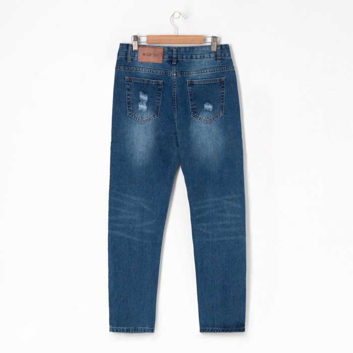 Джинсы женские KAFTAN с декоративным элементом, цвет синий, р-р 29 (44) M