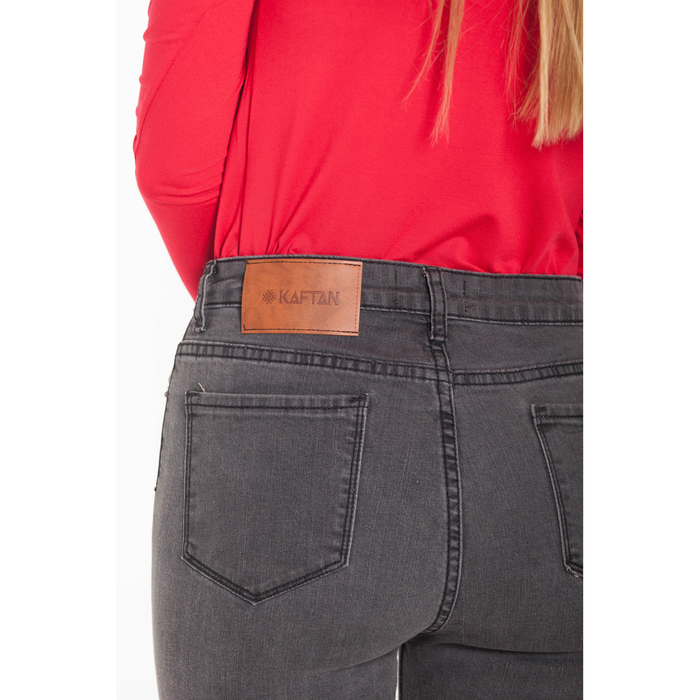 Джинсы женские KAFTAN, классика, цвет серый, р-р 28 (42) S