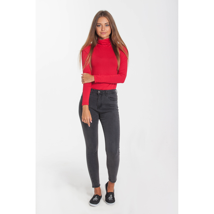 Джинсы женские KAFTAN, классика, цвет серый, р-р 28 (42) S