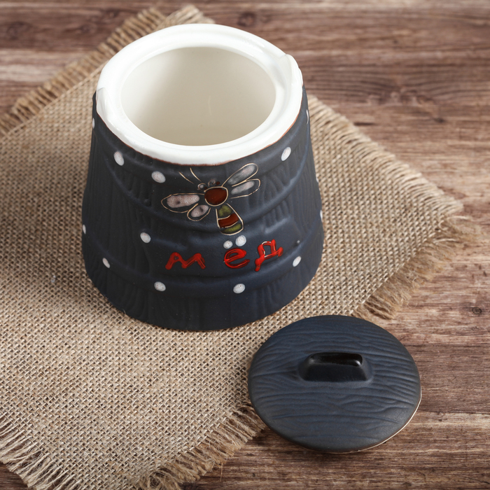 Медовница керамическая, чёрная