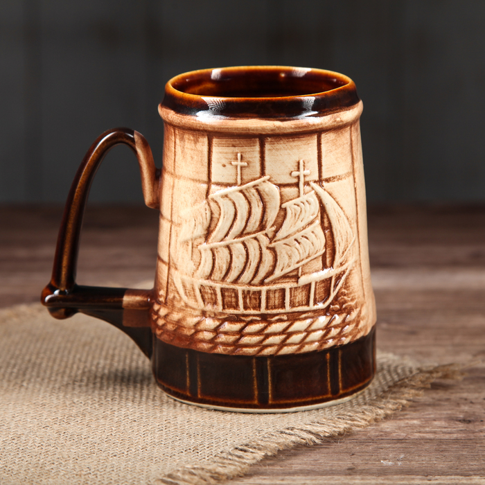 Бокал "Море" шамот