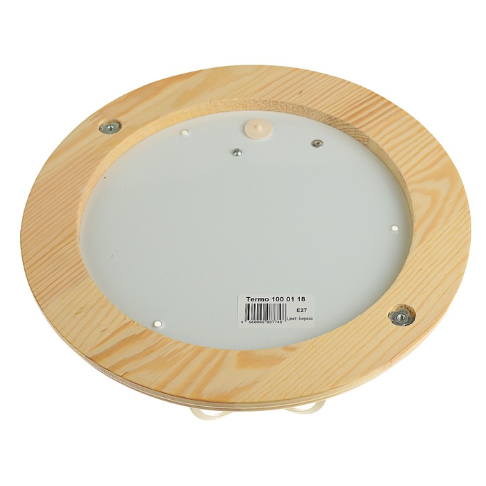 Светильник для бани/сауны ITALMAC Termo 100 01 18,150 Вт,IP54,с решеткой,цвет береза, +130°C 38226