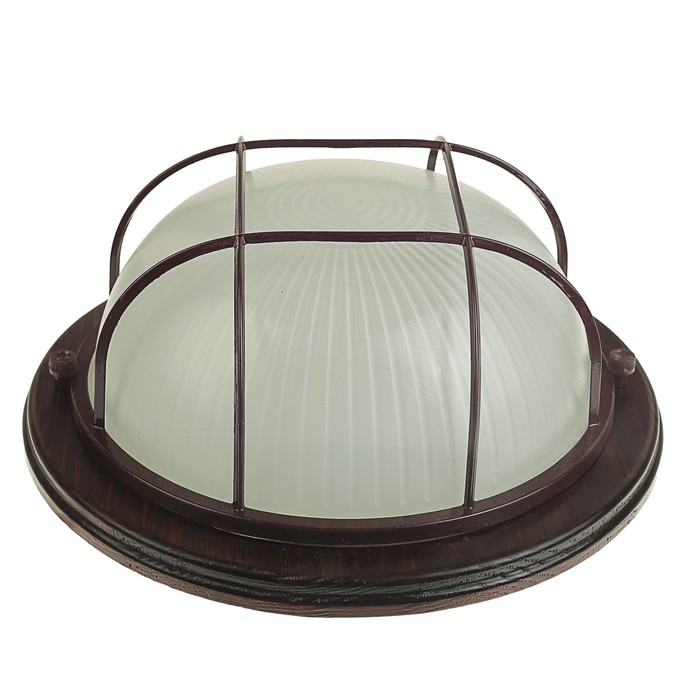 Светильник для бани/сауны ITALMAC Termo 100 01 16, 150 Вт, IP54, с решеткой,венге, до +130°C 38226