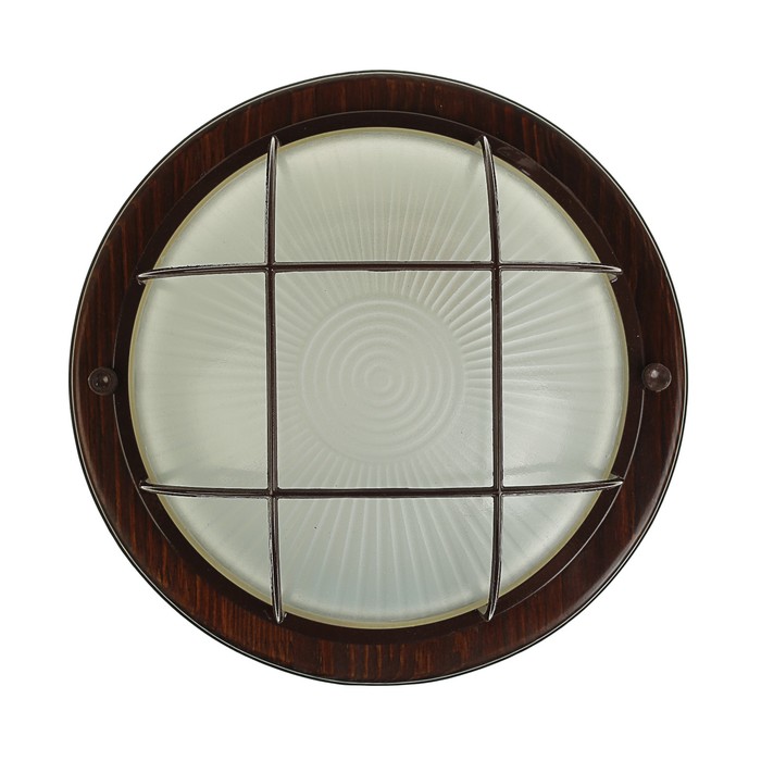 Светильник для бани/сауны ITALMAC Termo 100 01 16, 150 Вт, IP54, с решеткой,венге, до +130°C 38226