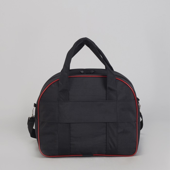 Чемодан малый с сумкой "Цветы", отдел на молнии, наружный карман, цвет малиновый