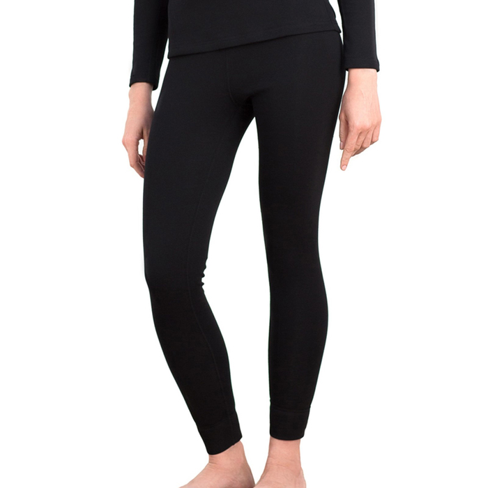 Легинсы женские "Термо" PDL-001 цвет чёрный, р-р 44