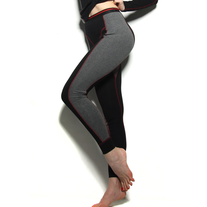 Легинсы женские "Термо" PDL-005 цвет чёрный, р-р 54