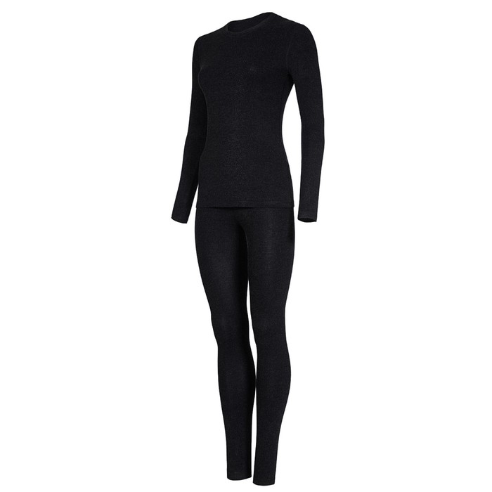 Комплект женский термо OXO-0090 цвет чёрный, р-р 50-52 (XL)