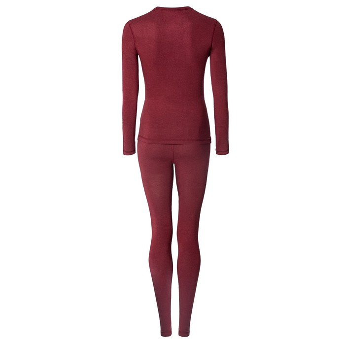 Комплект женский термо OXO-0108 цвет винный, р-р 46-48 (M)