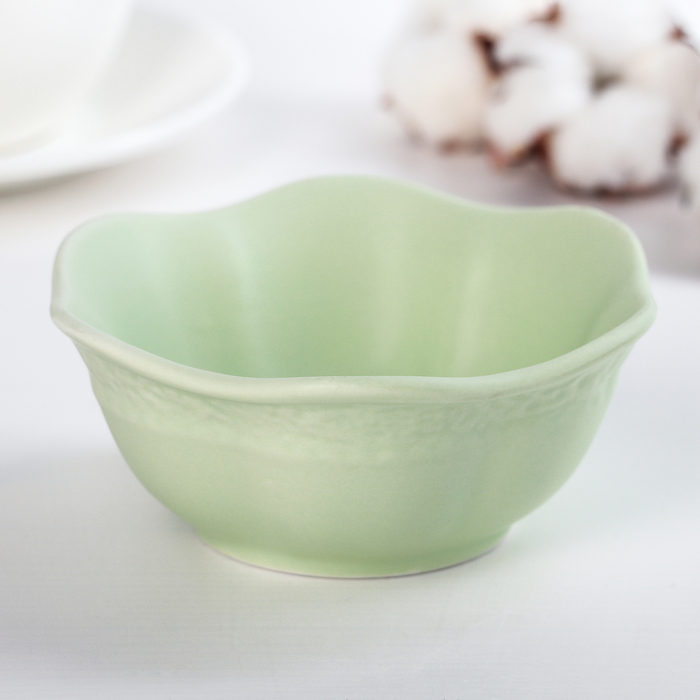 Миска 180 мл "Бабочка", цвет зеленый